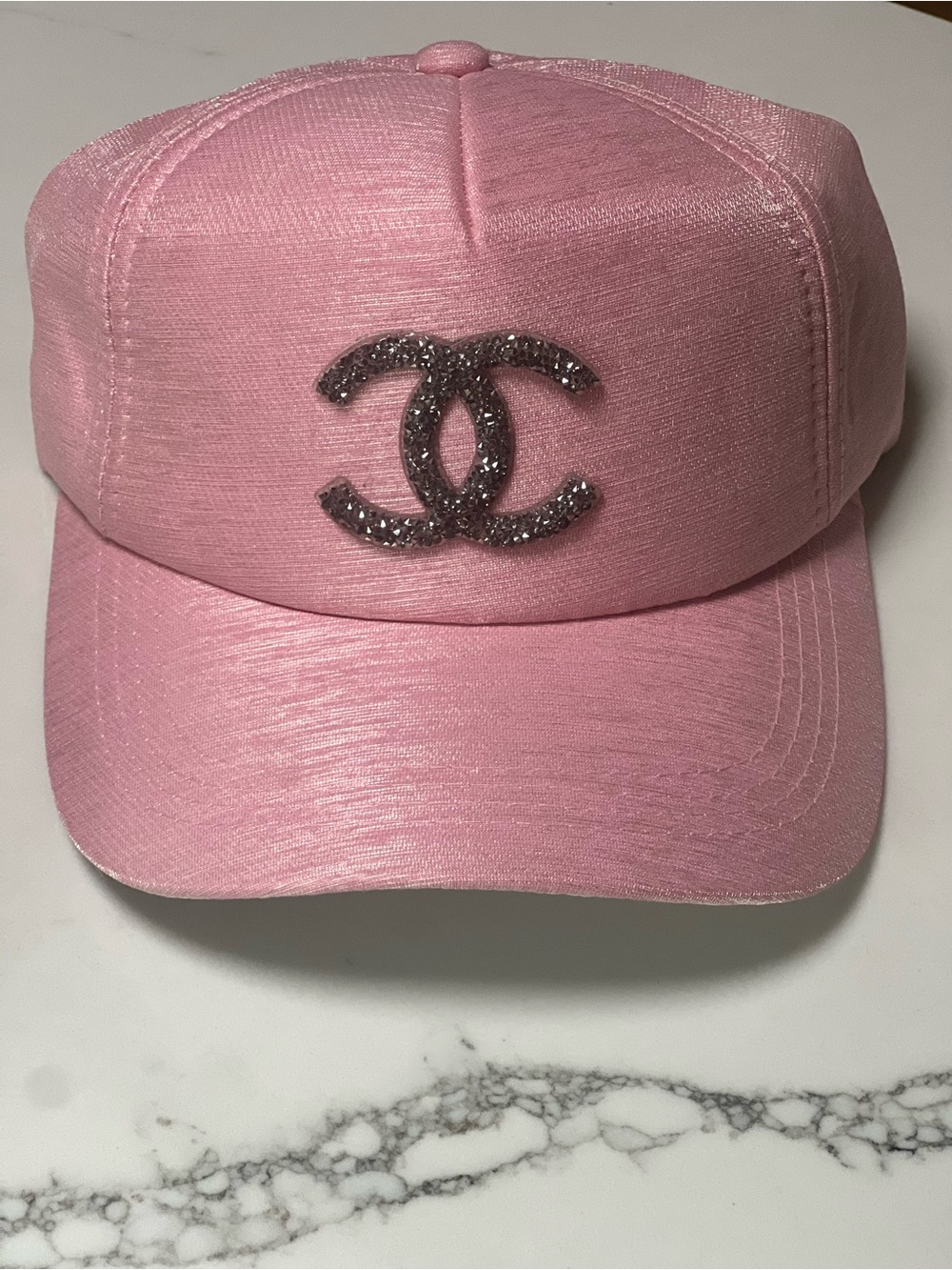 CC LOGO crystal Baseball Hat